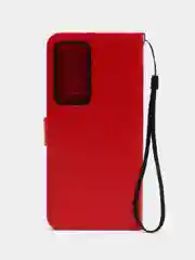 Красный чехол-книжка с магнитной застежкой для Xiaomi 12T Pro (Сяоми 12Т Про)