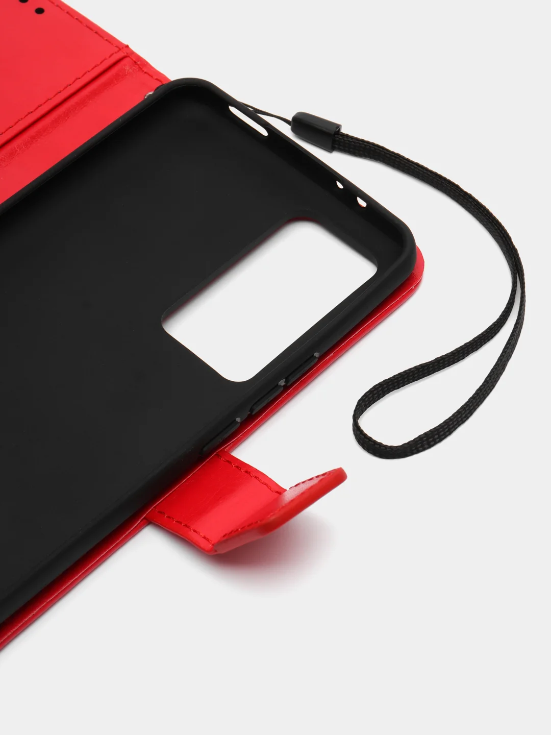Красный чехол-книжка с магнитной застежкой для Xiaomi 12T Pro (Сяоми 12Т Про)