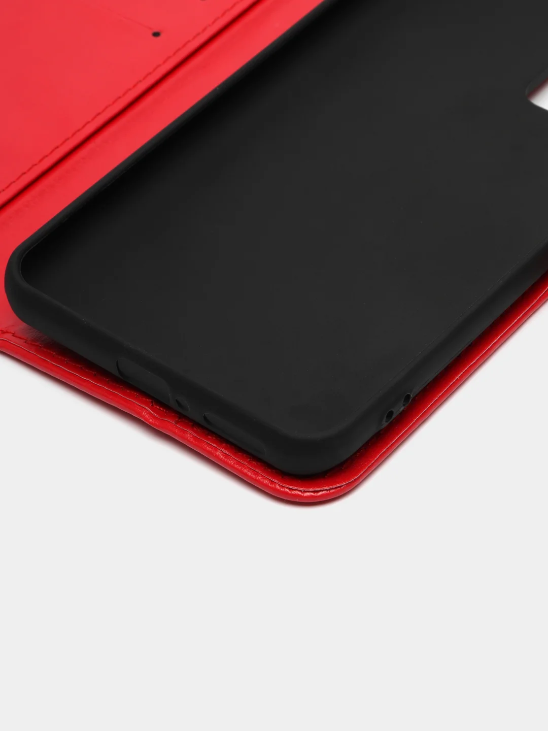 Красный чехол-книжка с магнитной застежкой для Xiaomi 12T Pro (Сяоми 12Т Про)
