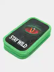 Пенал Юнландия, 2 отделения, ламинированный картон, конгрев, 19х11 см, Stay wild, 270889