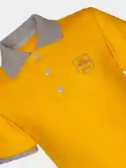 Желтый футболка-поло на мальчика