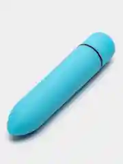 Голубой мини-вибратор для женщин "Пуля", Игрушка для взрослых 18+ Вибропуля, 10 режимов