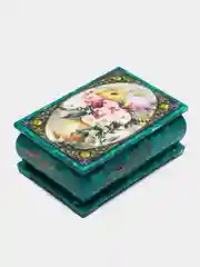 Лазурный шкатулка для хранения ювелирных украшений