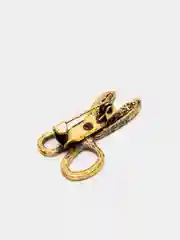 Серебряный брошь "Ножницы", 6 цветов