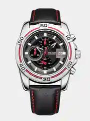 Красный мужские наручные часы Megir ML2023G, с хронографом, в подарочной упаковке