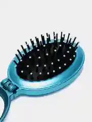 Голубой расчёска складная, дорожная
