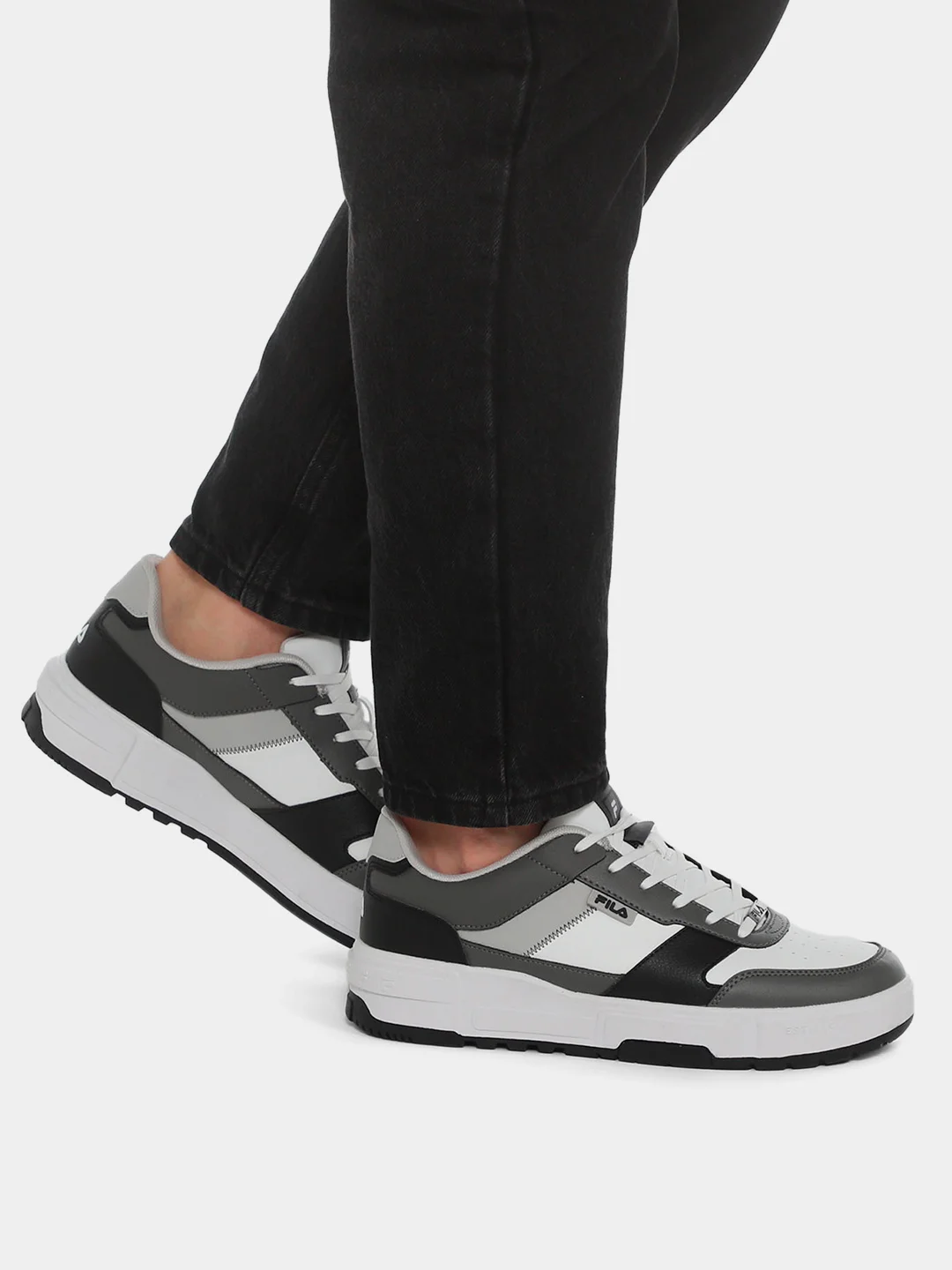 Тёмно-серый мужские кеды FILA FX-1000 LOW M