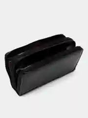 Черный клатч мужской из эко кожи