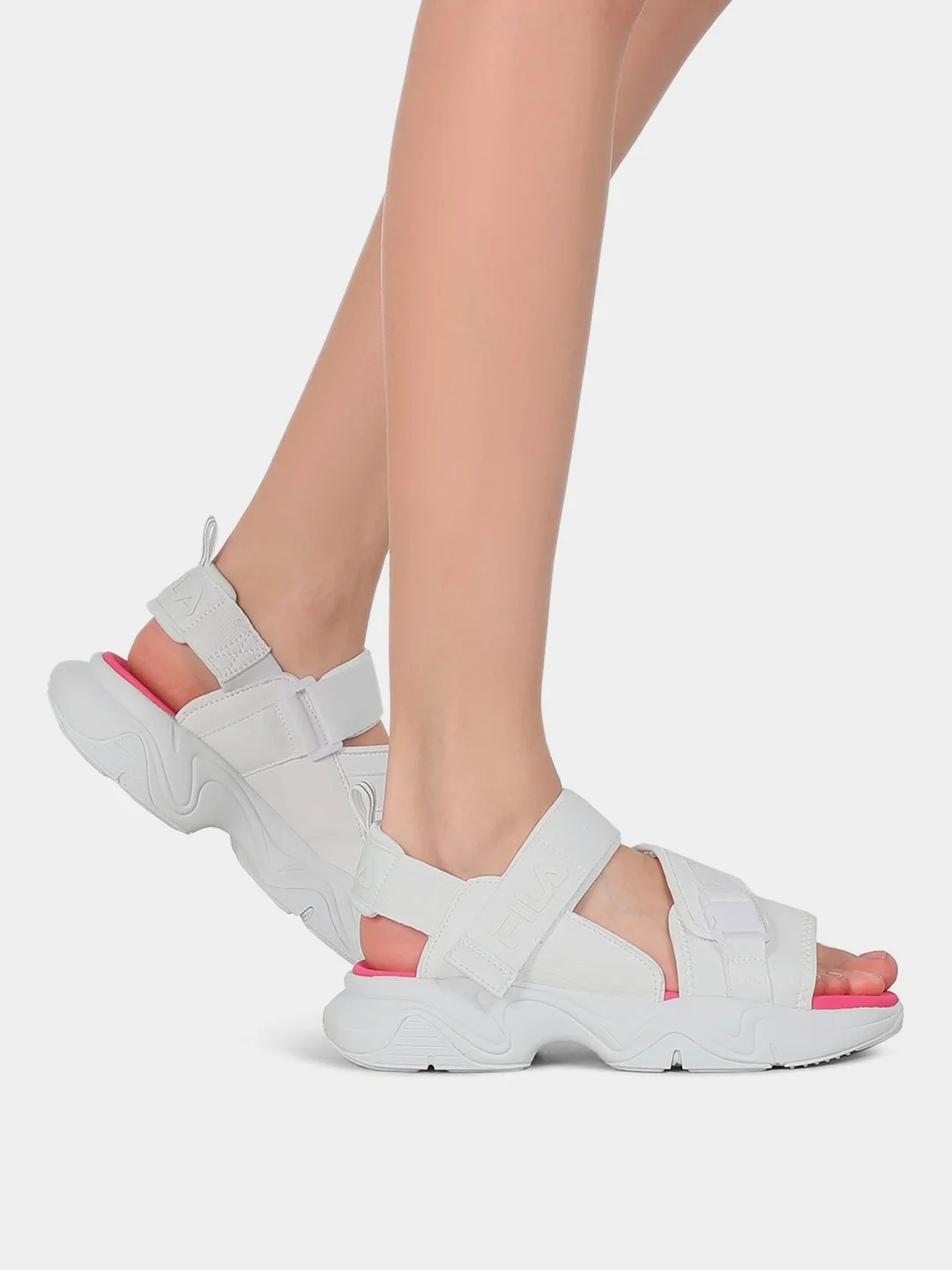 Белый женские сандалии FILA NEBULA SANDALS GL W