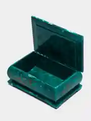 Зеленый шкатулка для хранения ювелирных украшений