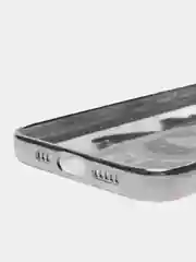 Серебряный чехол с подставкой в форме человека для iPhone 14, 14 Pro, 14 Pro Max, 14 Plus