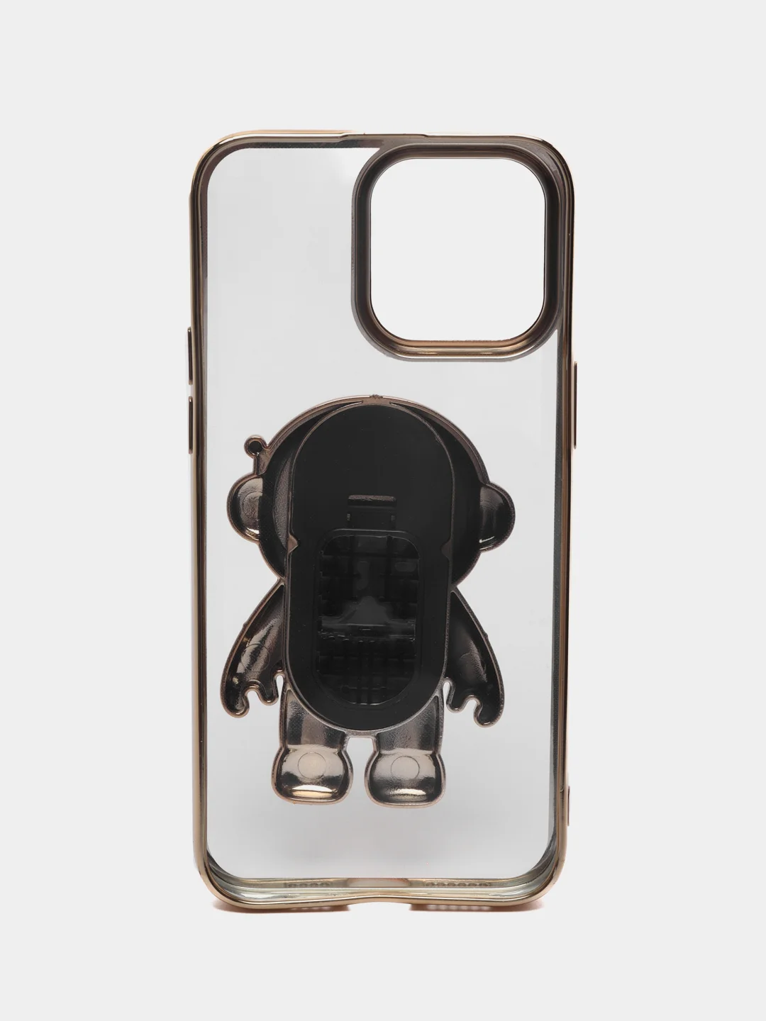 Карамельный чехол с подставкой в форме человека для iPhone 14, 14 Pro, 14 Pro Max, 14 Plus