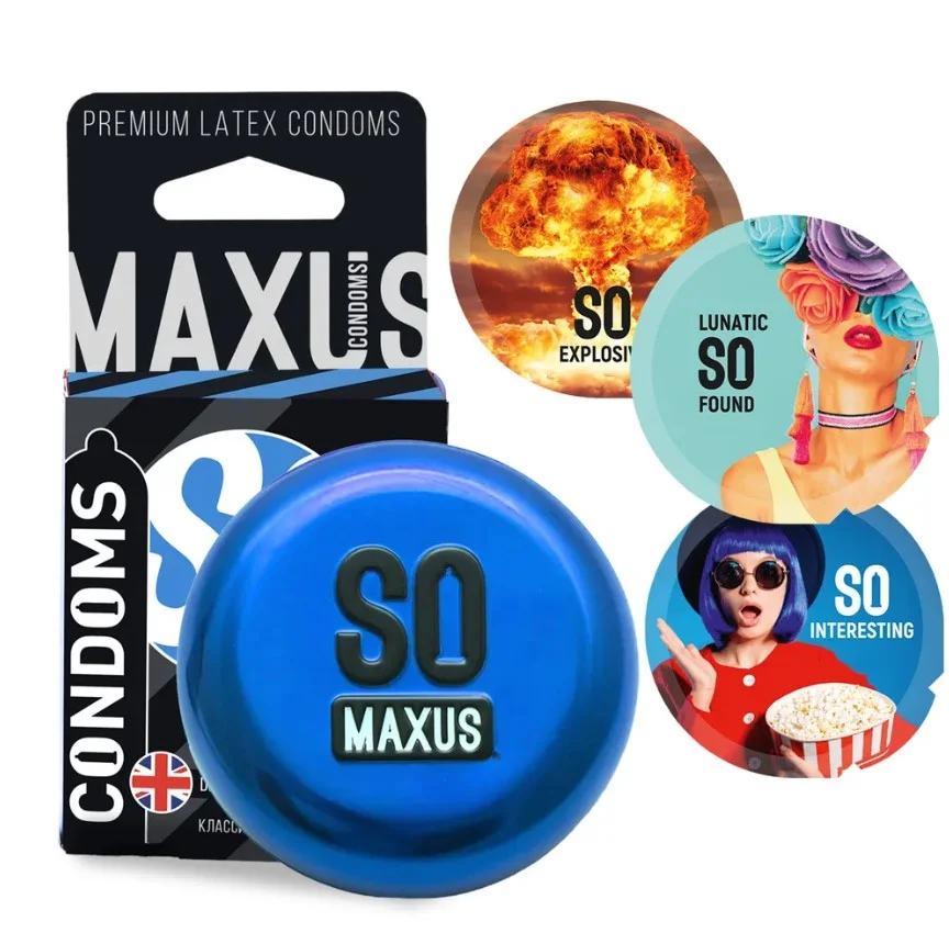 Презервативы классические Maxus Classic №3