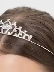 Серебряный ободок "Корона" детская