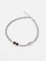 Серебряный ожерелье из титановой стали, с кулоном
