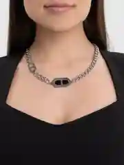 Серебряный ожерелье из титановой стали, с кулоном