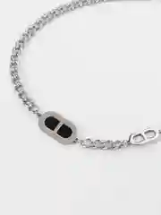 Серебряный ожерелье из титановой стали, с кулоном