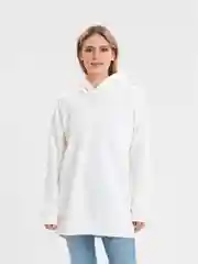 Молочный худи женское, оверсайз, утепленное, с капюшоном