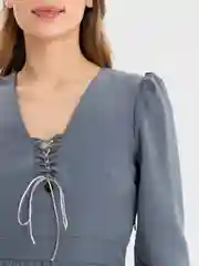 Серый платье вечернее для праздника