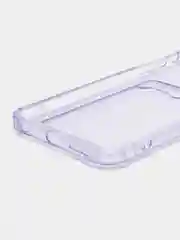 Лавандовый чехол для iPhone 7/8 Plus/XR/11/12/13/Pro/Pro Max, силиконовый, с карманом для карт