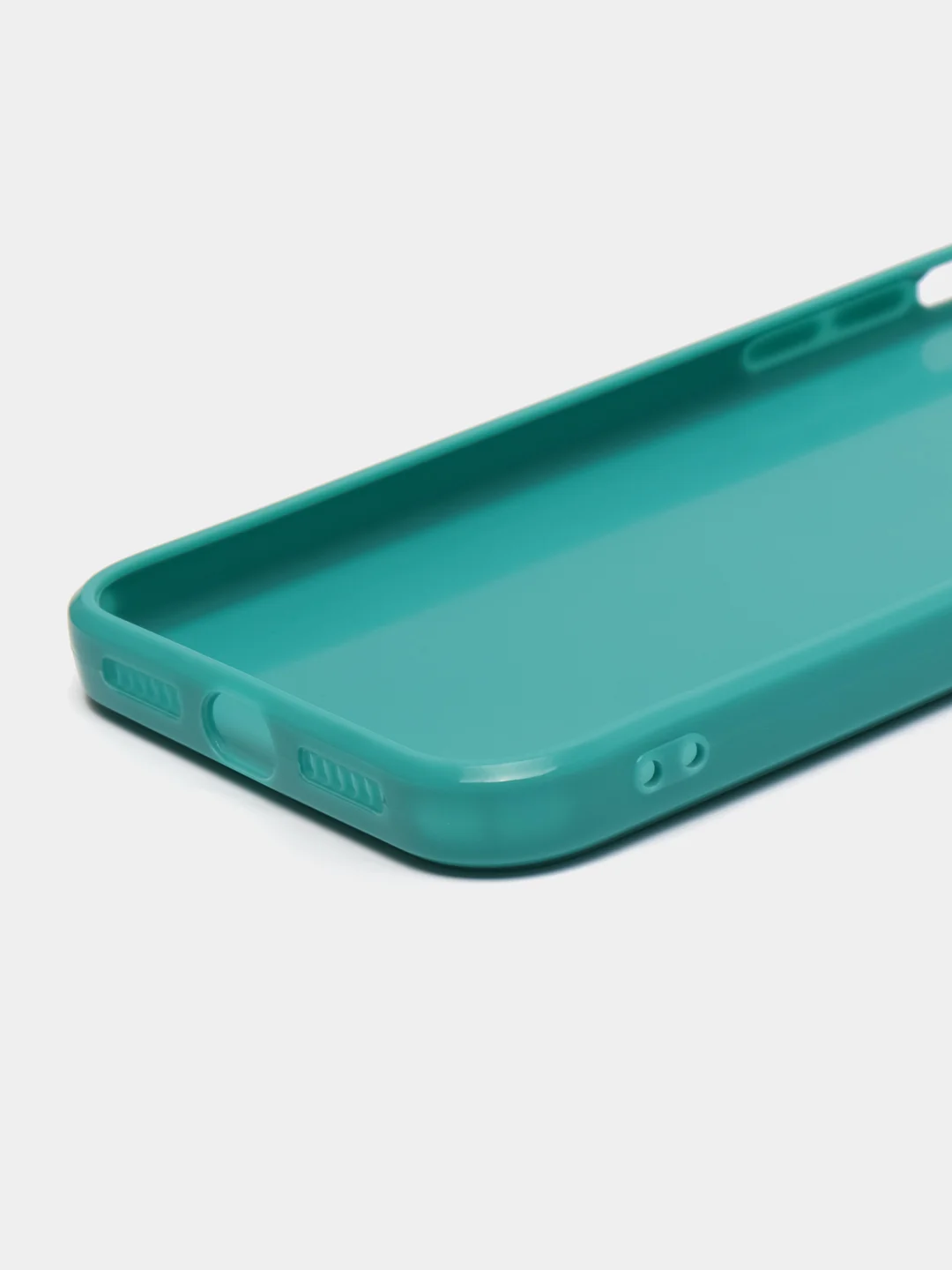 Бирюзовый чехол для iPhone 7 8 Plus XR X XS 11 12 13 Pro Max mini с защитой камеры айфон про макс