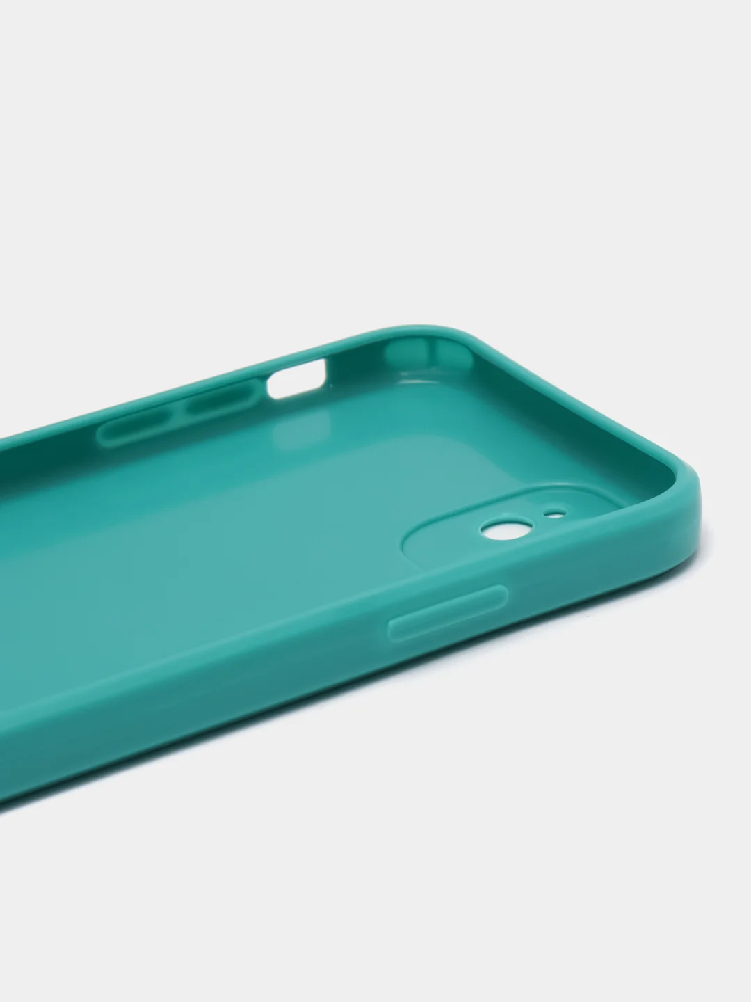 Бирюзовый чехол для iPhone 7 8 Plus XR X XS 11 12 13 Pro Max mini с защитой камеры айфон про макс