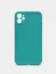 Бирюзовый чехол для iPhone 7 8 Plus XR X XS 11 12 13 Pro Max mini с защитой камеры айфон про макс