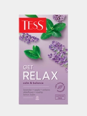 Чай травяной Tess Get Relax, 20 пакетиков по 1,5 г