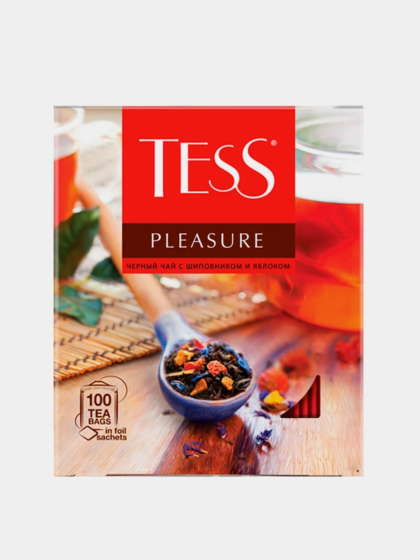 Чай в пакетиках Tess Плэжа черный, 100 пак