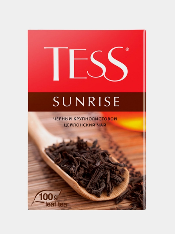 Чай листовой Tess "Санрайз", черный, 100 г