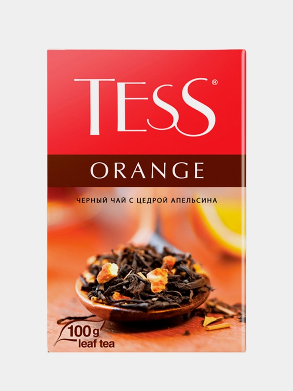 Чай листовой Tess Оранж черный, 100 г