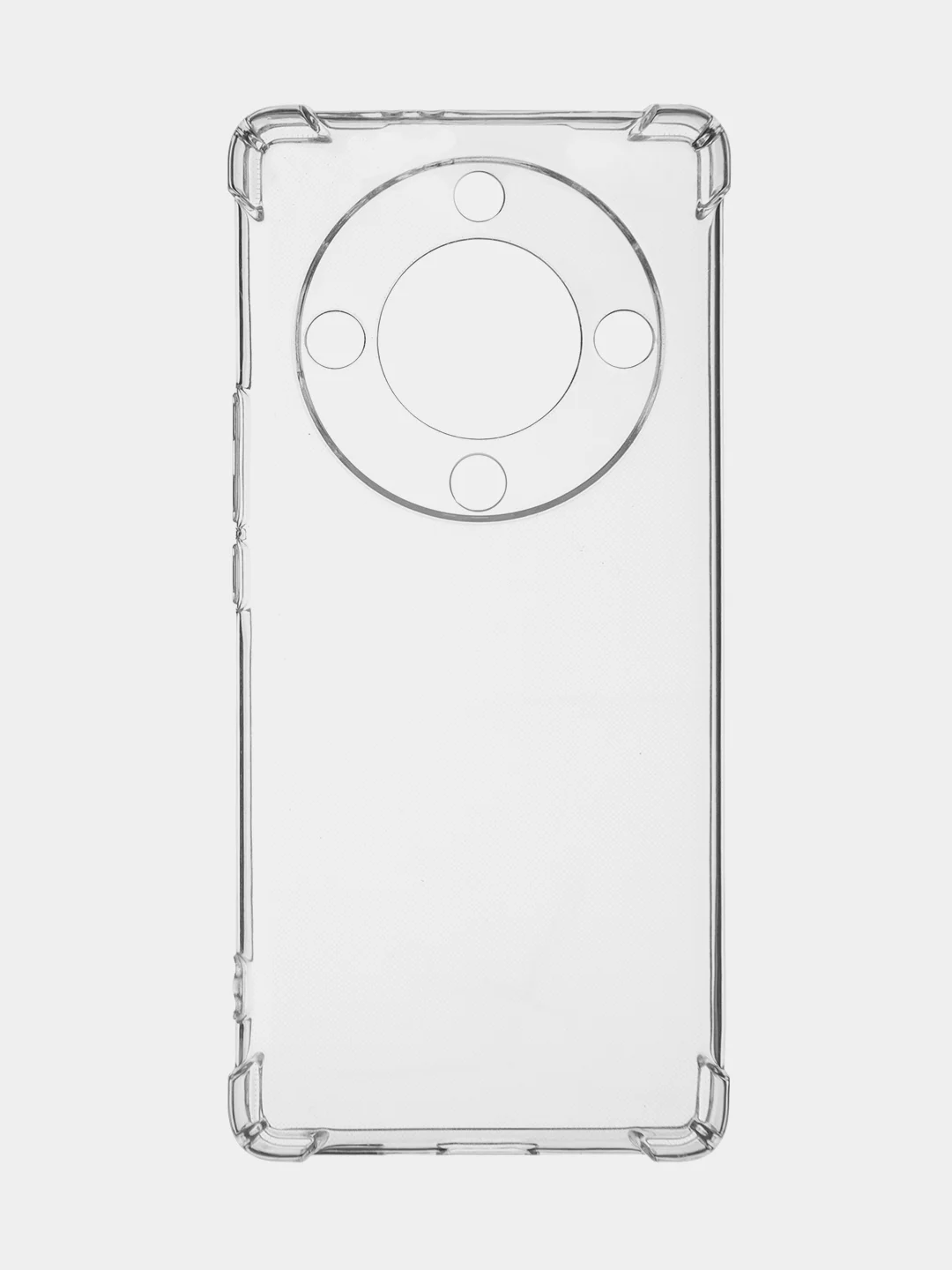 Прозрачный противоударный чехол BROSCORP для Honor X9a, Honor Magic5 Lite, силиконовый, прозрачный