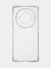 Прозрачный противоударный чехол BROSCORP для Honor X9a, Honor Magic5 Lite, силиконовый, прозрачный