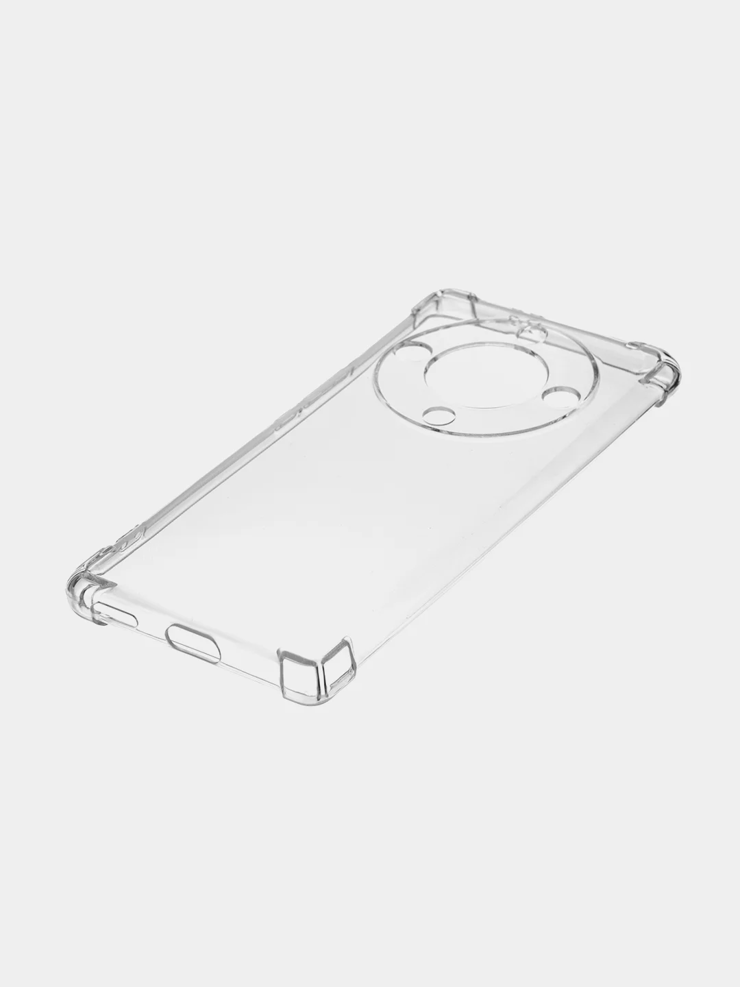 Прозрачный противоударный чехол BROSCORP для Honor X9a, Honor Magic5 Lite, силиконовый, прозрачный