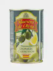 Оливки MAESTRO DE OLIVA с лимоном 300г Испания