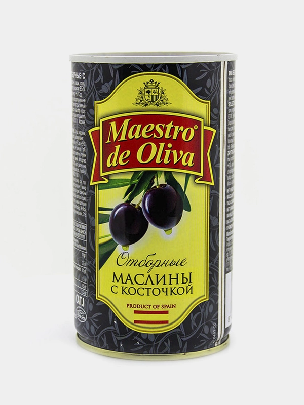 Маслины MAESTRO DE OLIVA отборные с/к 360г Испания