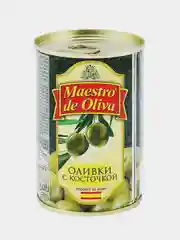 Оливки MAESTRO DE OLIVA с косточкой 300г Испания