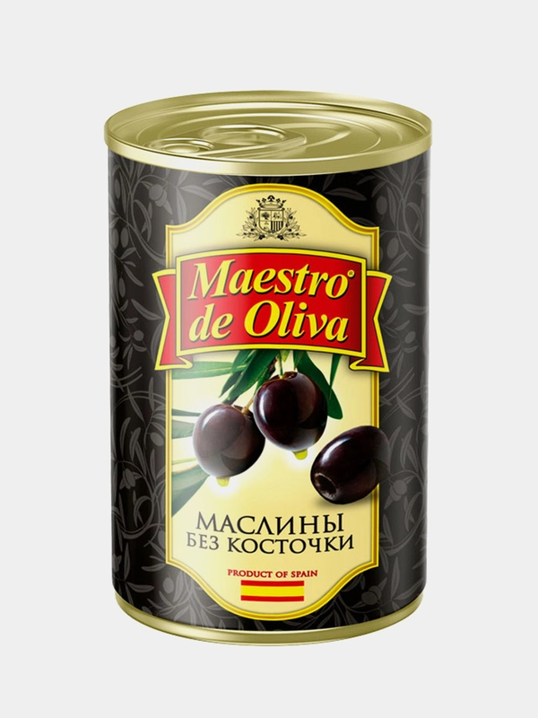 Маслины MAESTRO DE OLIVA без косточки 280г Испания