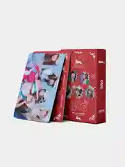 Карточки женских k-pop групп TWICE, AESPA, IVE, NewJeans, 55 штук