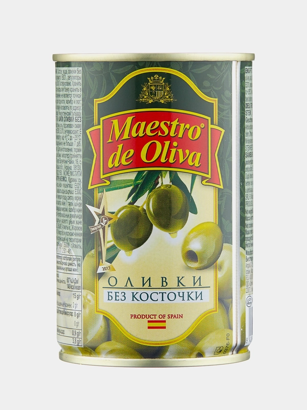 Оливки MAESTRO DE OLIVA без косточки 300г Испания