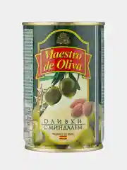 Оливки MAESTRO DE OLIVA с миндалем 300г Испания