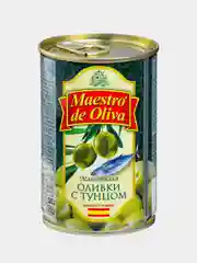 Оливки MAESTRO DE OLIVA с тунцом 300г Испания