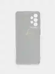 Разноцветный чехол силиконовый на Samsung Galaxy A23 / Самсунг А23 прозрачный с рисунком, защита камеры