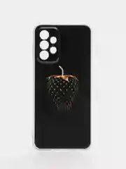 Разноцветный чехол силиконовый на Samsung Galaxy A23 / Самсунг А23 прозрачный с рисунком, защита камеры
