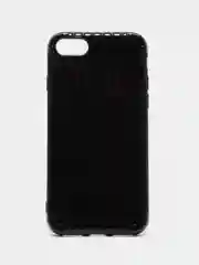 Черный чехол для Apple iPhone 7, 8, силиконовый, ребристый, 8 цветов