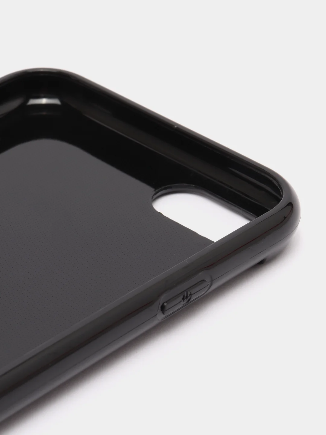 Черный чехол для Apple iPhone 7, 8, силиконовый, ребристый, 8 цветов