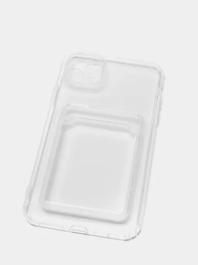 Чехол с карманом для карты для iPhone 11 Pro Max, 12 Pro Max, 13 Pro Max