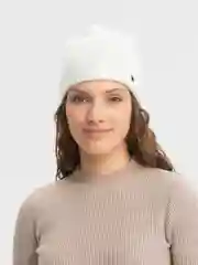 Белый шапка бини женская "Агата"