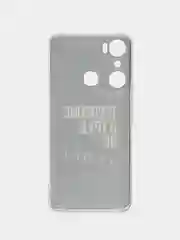 Тёмно-коричневый силиконовый чехол на Infinix HOT 20i / Инфиникс Хот 20i с рисунком, защита камеры