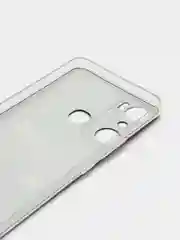 Тёмно-коричневый силиконовый чехол на Infinix HOT 20i / Инфиникс Хот 20i с рисунком, защита камеры